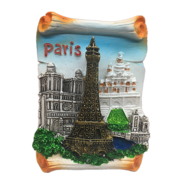 Paris France Fridge Magnet 3D Resin