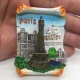 Paris France Fridge Magnet 3D Resin