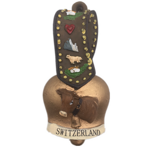 Bell Switzerland Fridge Magnet 3D Resin