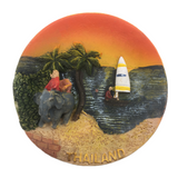 Koh Samui Thailand Fridge Magnet 3D Resin