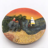 Koh Samui Thailand Fridge Magnet 3D Resin