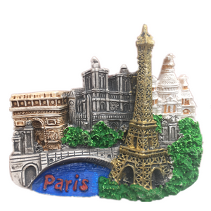 Paris France Fridge Magnet 3D Resin