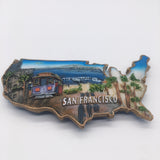 San Francisco USA America Fridge Magnet 3D Resin