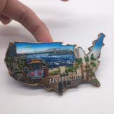 San Francisco USA America Fridge Magnet 3D Resin