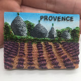 Lavender Provence France Fridge Magnet 3D Resin