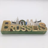 Brussels Belgium Fridge Magnet 3D Resin