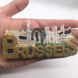 Brussels Belgium Fridge Magnet 3D Resin