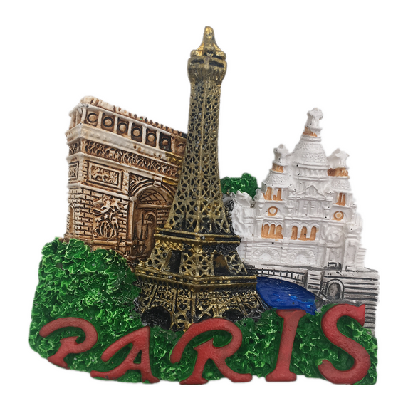 Paris France Fridge Magnet 3D Resin