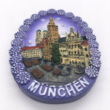 Munich Germany Fridge Magnet 3D Resin