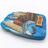 Venice Pisa Rome Italy Fridge Magnet 3D Resin