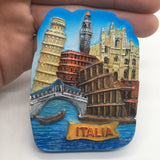 Venice Pisa Rome Italy Fridge Magnet 3D Resin