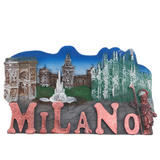 Milan Italy Fridge Magnet 3D Resin