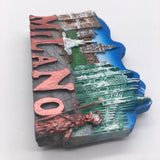 Milan Italy Fridge Magnet 3D Resin