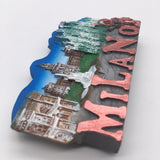 Milan Italy Fridge Magnet 3D Resin