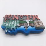 Milan Italy Fridge Magnet 3D Resin