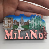 Milan Italy Fridge Magnet 3D Resin