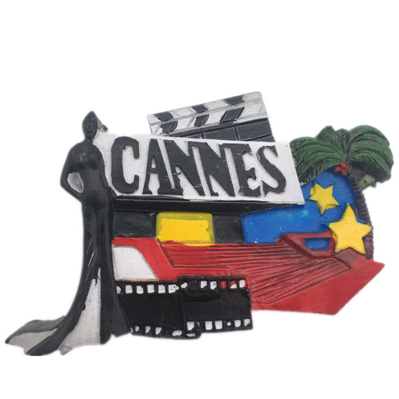 Cannes France Fridge Magnet 3D Resin