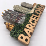 Barcelona Spain Fridge Magnet 3D Resin