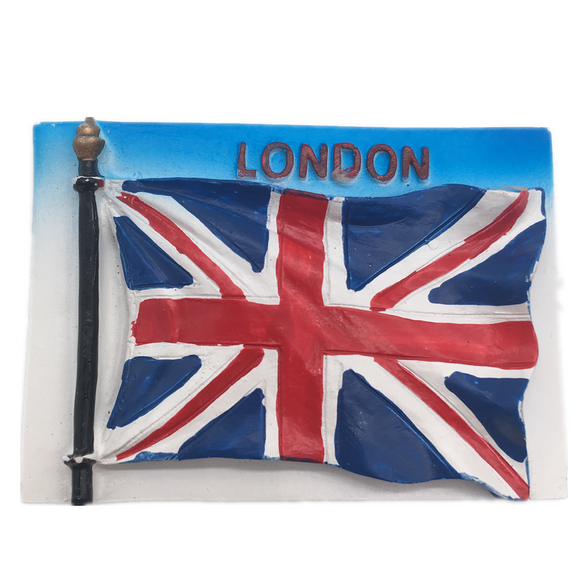 Flag London England UK Fridge Magnet 3D Resin