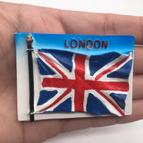 Flag London England UK Fridge Magnet 3D Resin