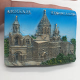 Vagarshapat Cathedral Armenia Fridge Magnet 3D Resin