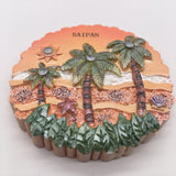 Saipan USA America Fridge Magnet 3D Resin