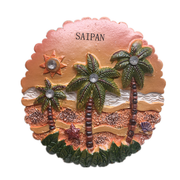 Saipan USA America Fridge Magnet 3D Resin