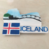 Iceland Fridge Magnet 3D Resin