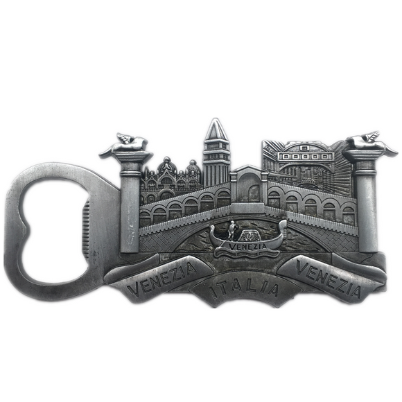 Venice Italy Fridge Magnet Bottle Opener Metal Craft