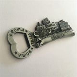 Rome Italy Fridge Magnet Bottle Opener Metal Craft