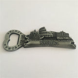 Rome Italy Fridge Magnet Bottle Opener Metal Craft