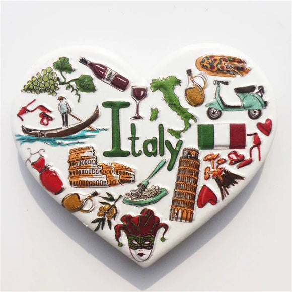 Italy Fridge Magnet 3D Resin