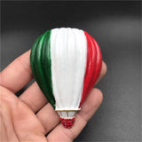 Flag Hot Air Balloon Italy Fridge Magnet 3D Resin