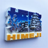 Himeji Japan Fridge Magnet 3D Resin