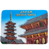 Sensouji Temple Japan Fridge Magnet 3D Resin