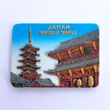 Sensouji Temple Japan Fridge Magnet 3D Resin