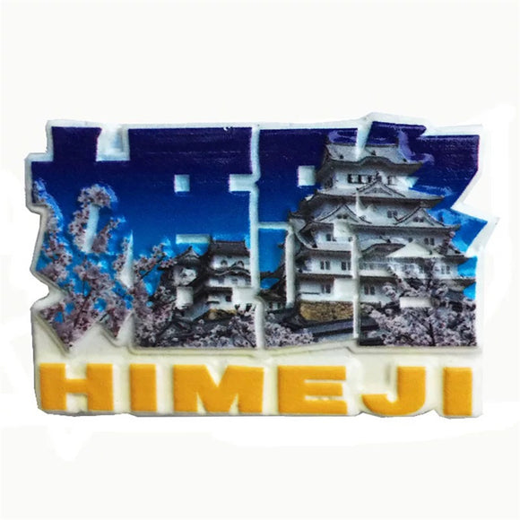 Himeji Japan Fridge Magnet 3D Resin