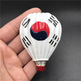 Flag Balloon South Korea Fridge Magnet 3D Resin