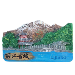 Lijiang China Fridge Magnet 3D Resin