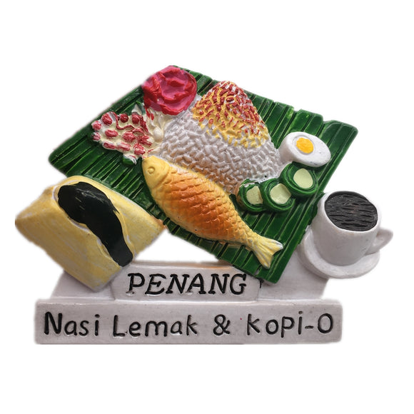 Penang  Malaysia Fridge Magnet 3D Resin