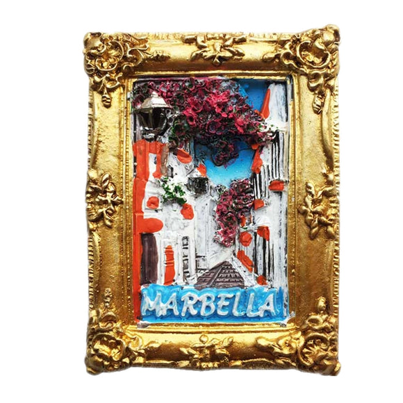 Marbella Spain Fridge Magnet 3D Resin