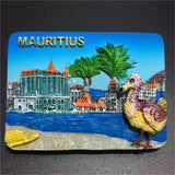 Mauritius Fridge Magnet 3D Resin