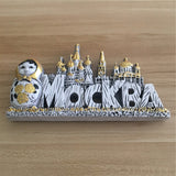 Moscow Russia Fridge Magnet 3D Resin