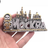 Moscow Russia Fridge Magnet 3D Resin