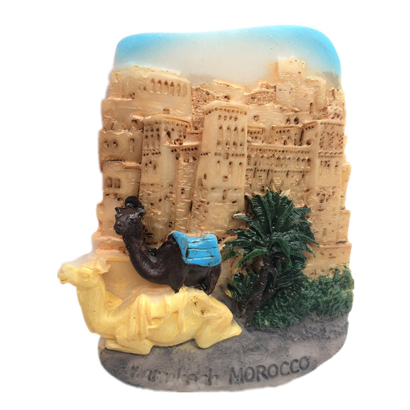 Marrakech Morocco Fridge Magnet 3D Resin