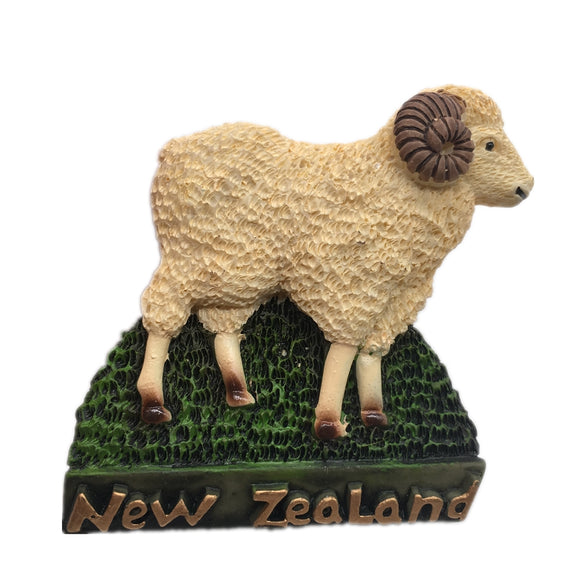 Sheep New Zealand Fridge Magnet 3D Resin