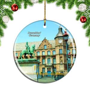 Germany Old Town Dusseldorf Christmas Ornament