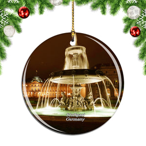 Germany Palace Square Stuttgart Christmas Ornament