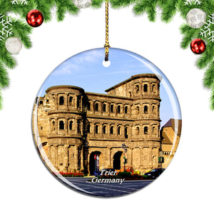 Germany Porta Nigra Trier Christmas Ornament