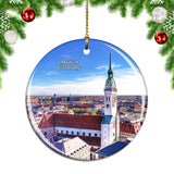 Germany St. Peter's Church Munich Christmas Ornament